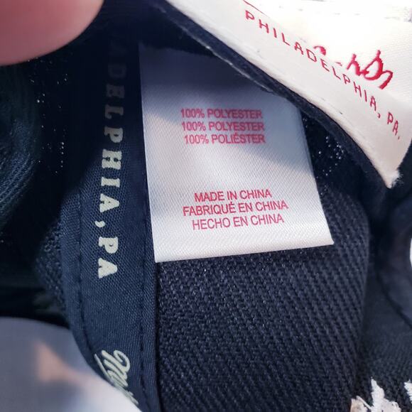 NWT MITCHELL & NESS Brooklyn Nets Snapback Hat Baseball Cap (Dark) Black OSFM - Picture 8 of 11